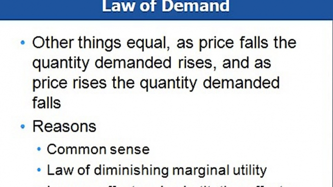 Demand Supply and Market Equilibrium