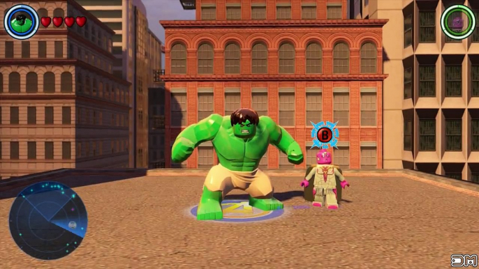 Lego Marvels Avengers All Hulk Team Up Special Moves (Showcase)