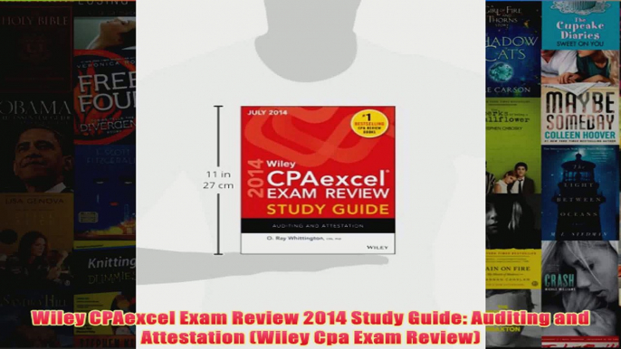 FreeDownload  Wiley CPAexcel Exam Review 2014 Study Guide Auditing and Attestation Wiley Cpa Exam  FREE PDF