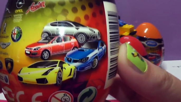 Машинки Лего Lego CARS Kinder Surprise Киндер сюрпризы с машинками (Мультик про машинки)