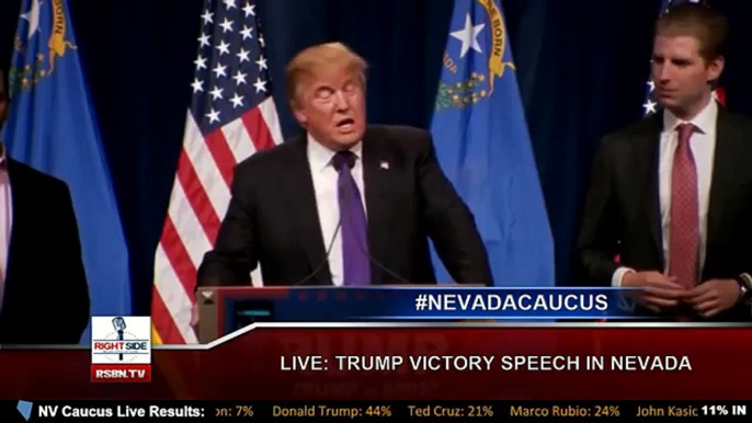 Donald Trump Nevada Watch Party & Victory Speech