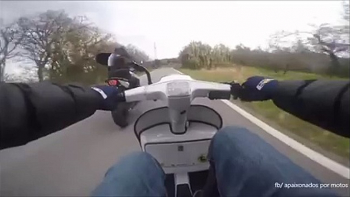 Humiliation d'un motard