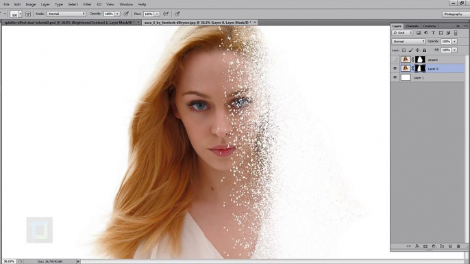 Disintegration Effect | photoshop Tutorial