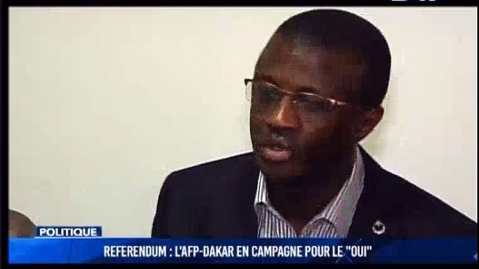 Référendum: L'AFP-Dakar en campagne pour le "OUI"