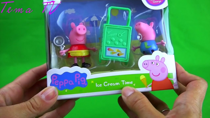 Свинка Пеппа мороженое из Плей до для друзей Маши и медведя Play doh Peppa pig playset