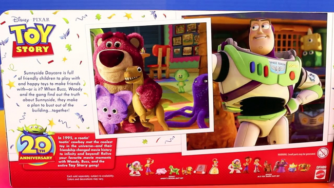 Disney Pixar Toy Story Sunnyside Daycare And Al's Toy Barn Sheriff Woody Buzz Lightyear Lotso Rex