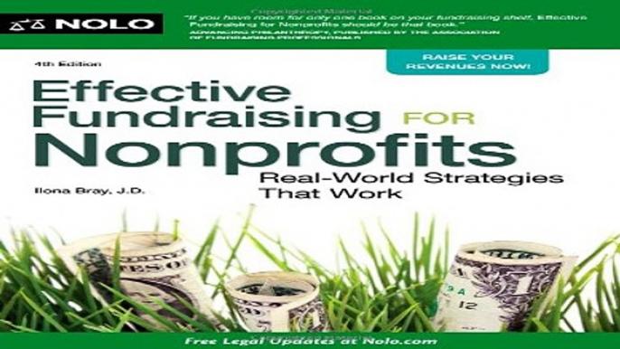 Download Effective Fundraising for Nonprofits  Real World Strategies That Work