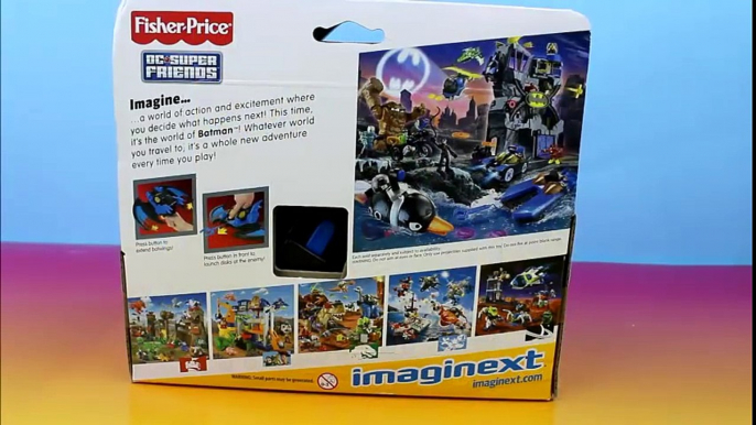 Imaginext Batwing Batman saves Caillou & Prince Wednesday from Joker Riddler Penguin & K Croc