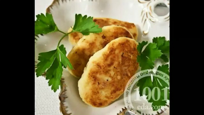 Картофельные котлеты с начинкой из сельди