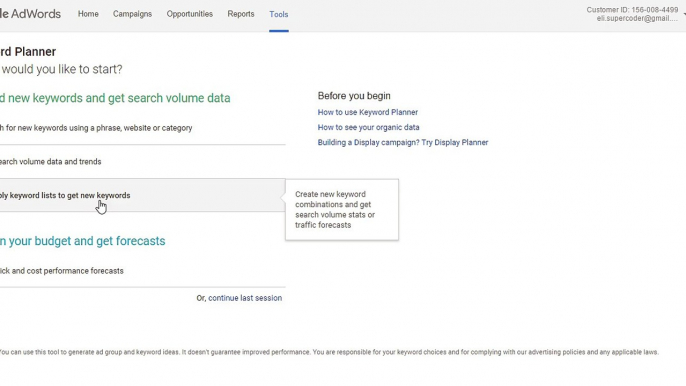 How to use Google Keyword Planner for SEO in 2016