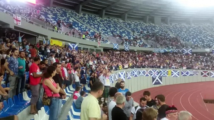 Flower of Scotland - Tartan Army - Georgia v Scotland, tbilisi 04.09.2015