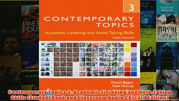 Download PDF  Contemporary Topics 3 Academic Listening and NoteTaking Skills Student Book and FULL FREE