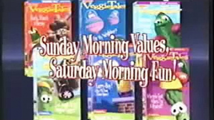 Opening & Closing To Veggietales:Larry-Boy! And The Fib From Outer Space 1999 VHS (Lyrick Studios)