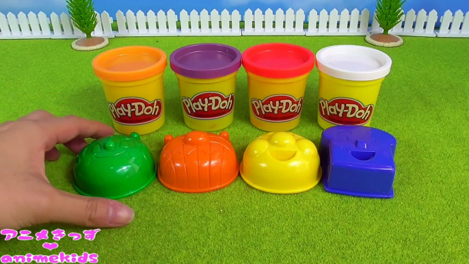 アンパンマン おもちゃ アニメ ねんど で アンパンマン❤ PlayDoh animekids アニメきっず animation Anpanman Toy Clay