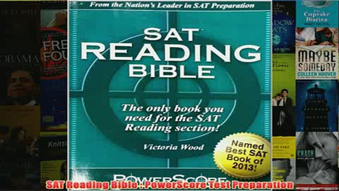 Download PDF  SAT Reading Bible  PowerScore Test Preparation FULL FREE