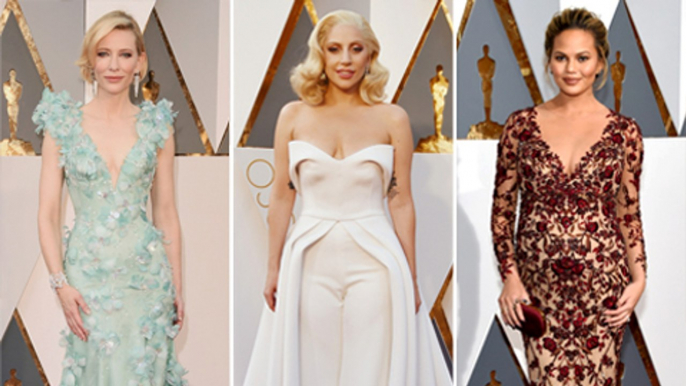 2016 Oscars: BEST DRESSED | Lady Gaga, Chrissy Teigen & More Celebs