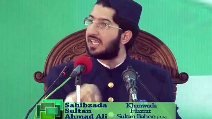 Sahibzada Sultan Ahmad Ali Sb explaining about the importance of remembering Almighty Allah with every breath of our life