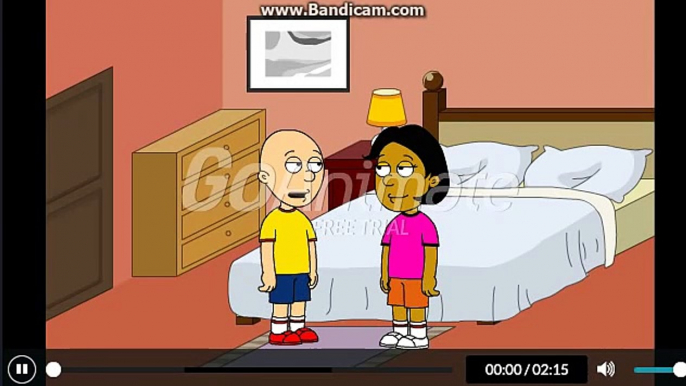 caillou and dora have and caillou gets grounded for it