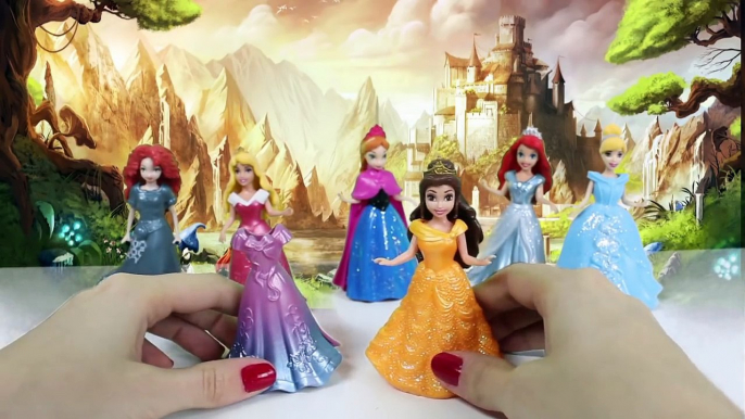 Disney Princess MagiClip Collection Play-Doh Magic Clip Dolls 플레이도우 겨울왕국 엘사 안나 공주 인형 장난감