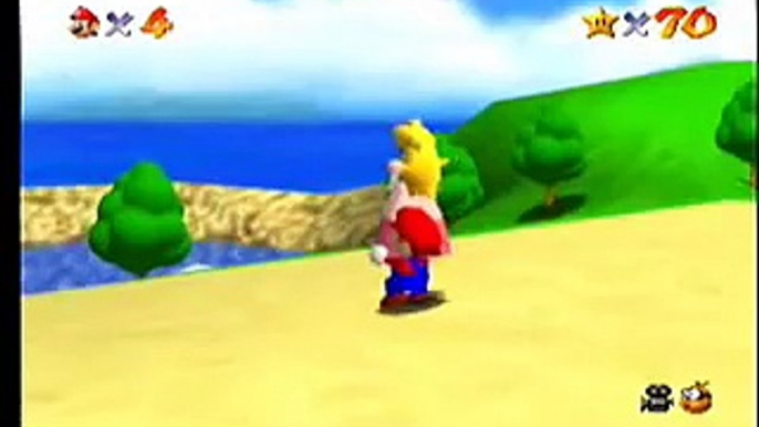 Gameshark code: Mario plays with Peach in Super Mario 64