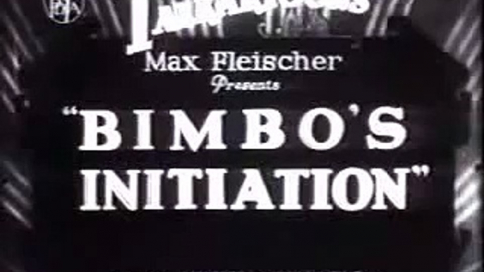 Betty Boop - 1931 - Bimbos Initiation - classic cartoon