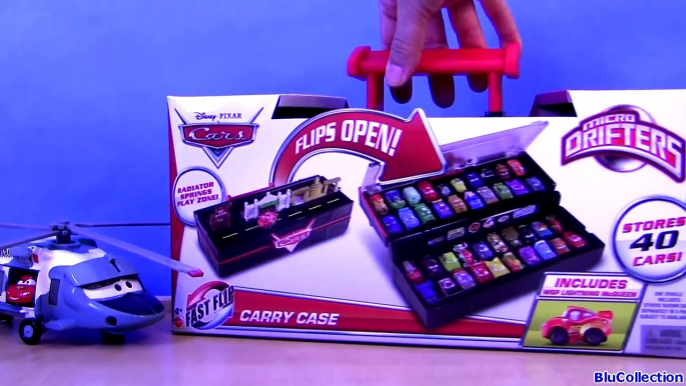 Micro Drifters Carry Case Display Stores 40 cars Disney Pixar Cars2 Storage microdrifters collection