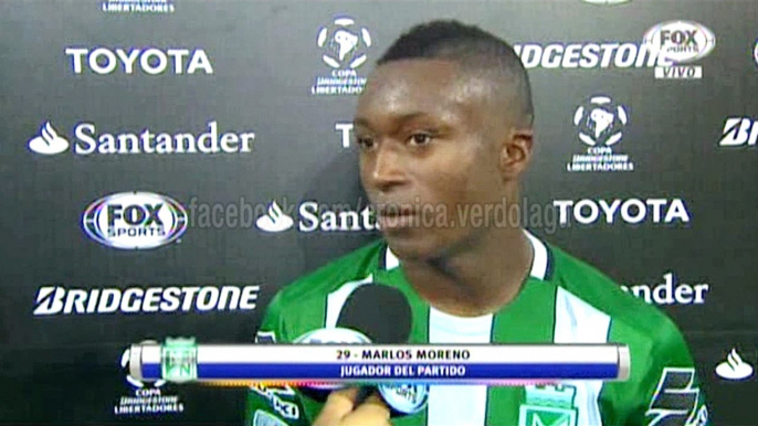 Marlos Moreno fue el mejor jugador del 3-0 de Nacional ante Sporting Cristal · Copa Libertadores 2016 (grupo 4, fecha 2)