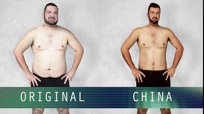 1 Man, 18 Body Types From Around The World