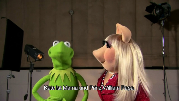 Kermit und Miss Piggy gratulieren William & Kate zur Geburt Ihres Sohnes!!! - Disney
