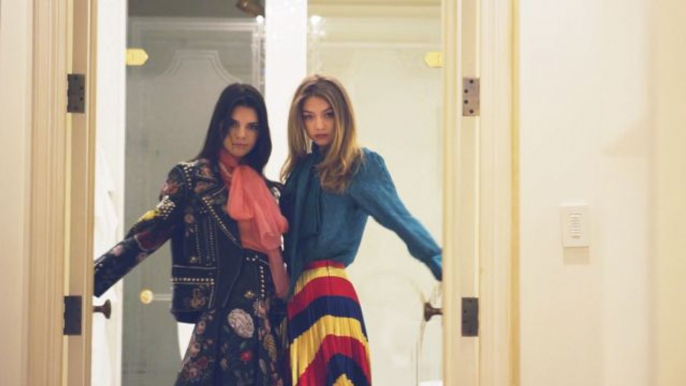 Kendall Jenner Does NYFW With Gigi Hadid, Kim Kardashian West, Marc Jacobs, and McDonald’s