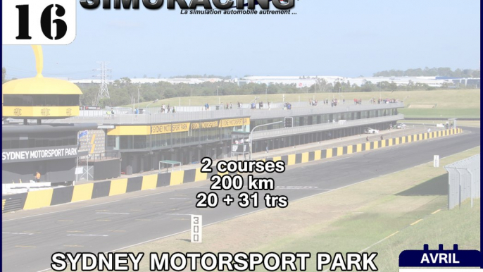 Tour de piste à Eastern Creek en Holden Commodore V8 Supercars sur Rfactor 1