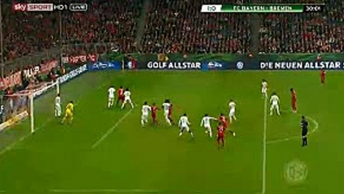 Thomas Müller Goal HD - Bayern Munich 1-0 Werder Bremen -19-04-2016