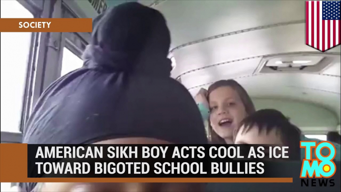 Sikh boy records racist school bus bullies calling him ‘terrorist’ for wearing turban