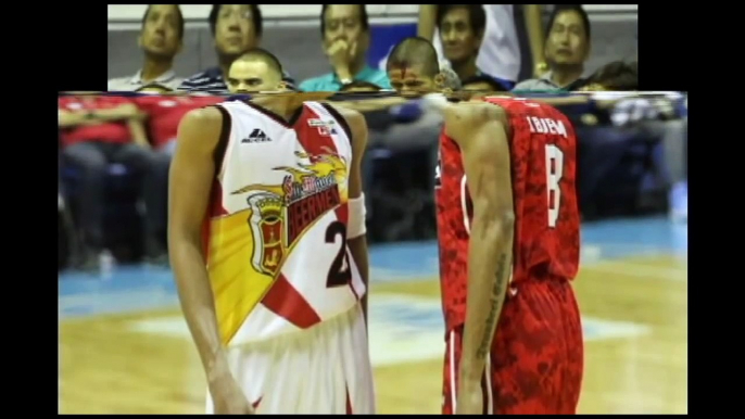 San Miguel’s Arwind Santos vs Alaska’s Calvin Abueva GAME 2 January 9 2015