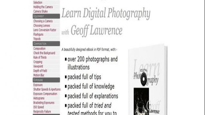 Buy Learn Digital Photography With Geoff Lawrence