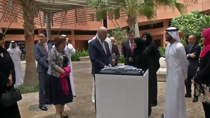 Raw: Biden Visits Grand Mosque In UAE