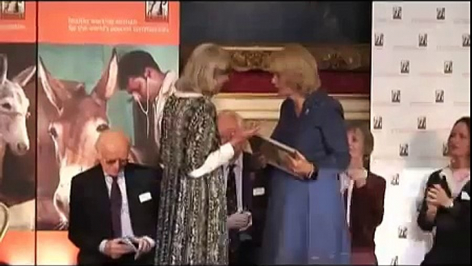 Camilla Parker Bowles Duchess of Cornwall marks 75 years of the Brooke