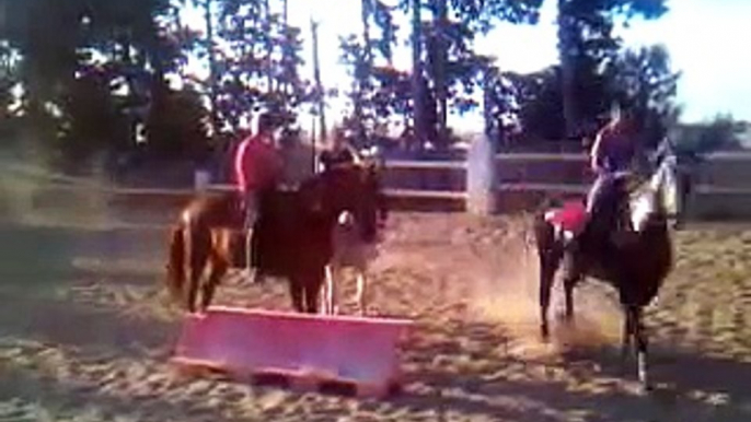 yo montando a mi caballo otelo con un amigo :D 4