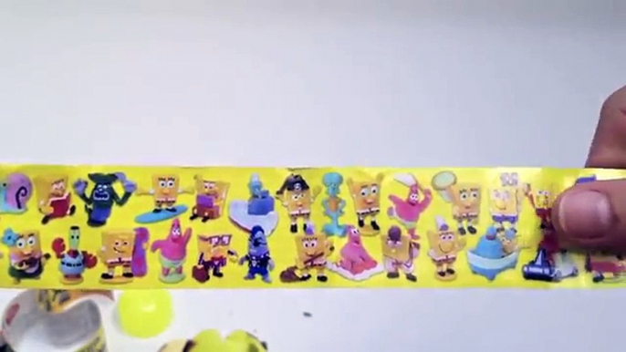 Unboxing SpongeBob, Hello Kitty and The Penguins of Madagascar Kinder Surprise Eggs - Surp