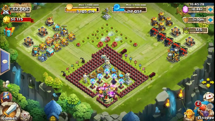 CASTLE CLASH FR [#28] 10k de gemmes de Roll de Talent