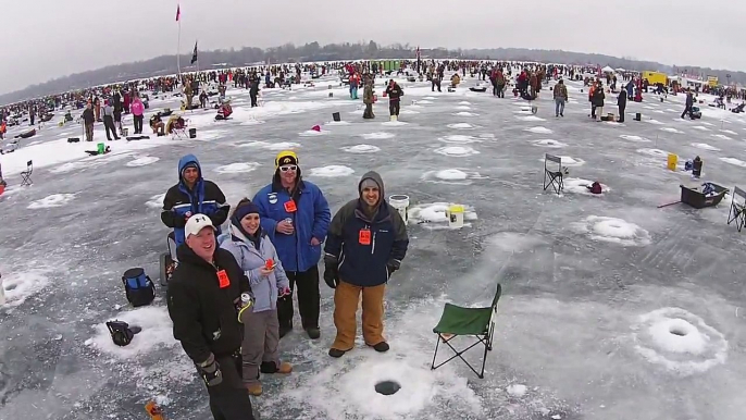 Largest charitable Ice fishing contest in the world. Minnesota