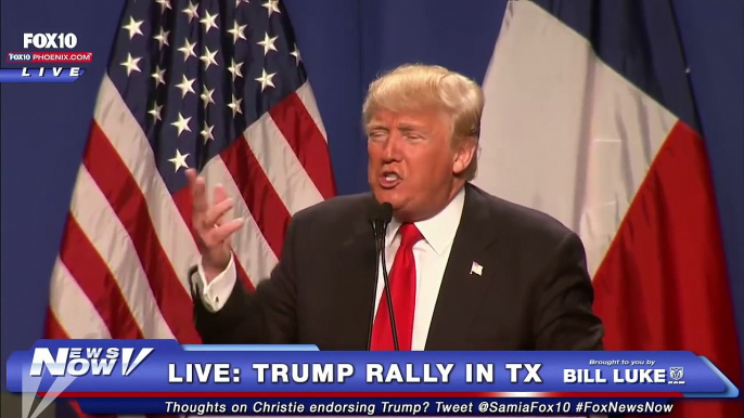 MUST SEE: Trump Calls Out Media and Amazons Jeff Bezos, Says He LOVES PROTESTERS at Ft. W