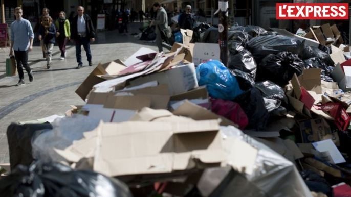 Espagne: la ville de Malaga croule sous les poubelles