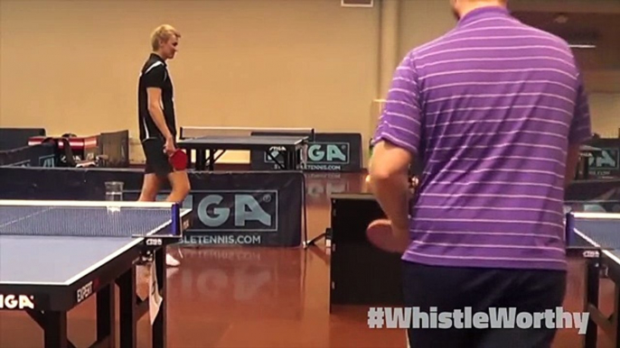 Unreal Ping Pong Trick Shots! - Editing Sports - #WhistleWorthy