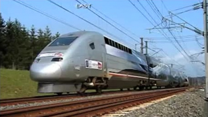 TGV World speed record: 574,8 km/h [3.4.2007, v2a]