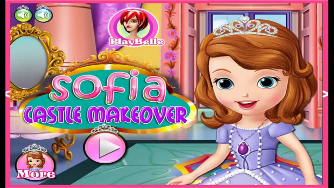 Princess Sofia Castle Makeover - Cartoon Video Game For Kids