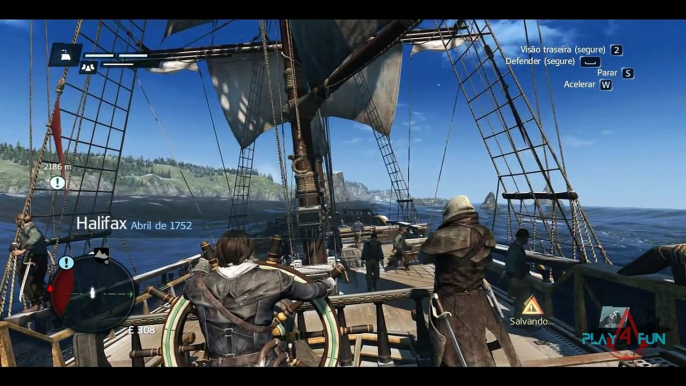 Gameplay Assassins Creed: Rogue Walkthrough Part 2 PC Ultra PT BR