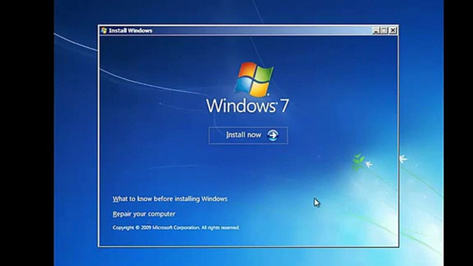 How to format your pc and install windows 7 operating system