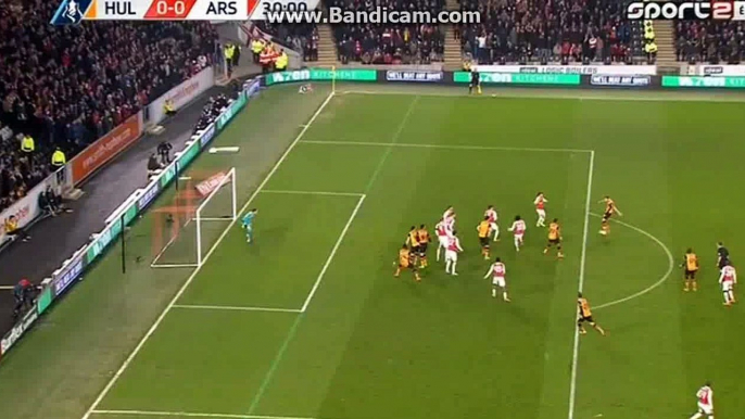 Hull City goal disallowed - Hull City vs Arsenal 08-03-2016