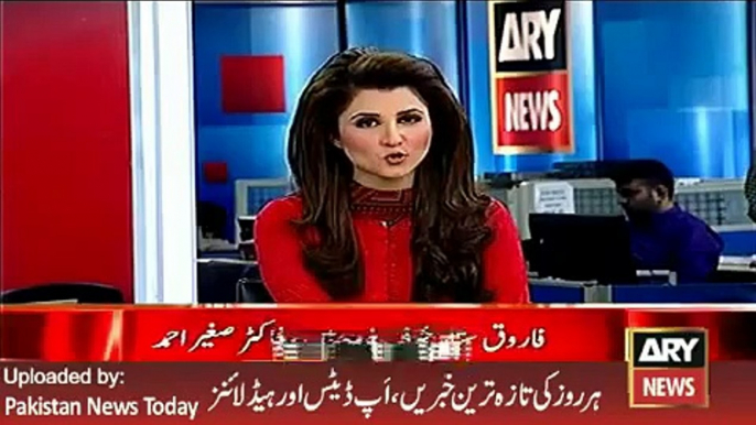 Dr Sageer Replay to Farooq Sattar - ARY News Headlines 9 March 2016,